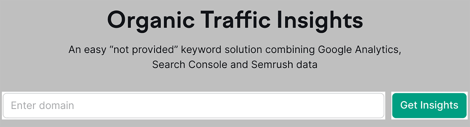 Click Get Insights
