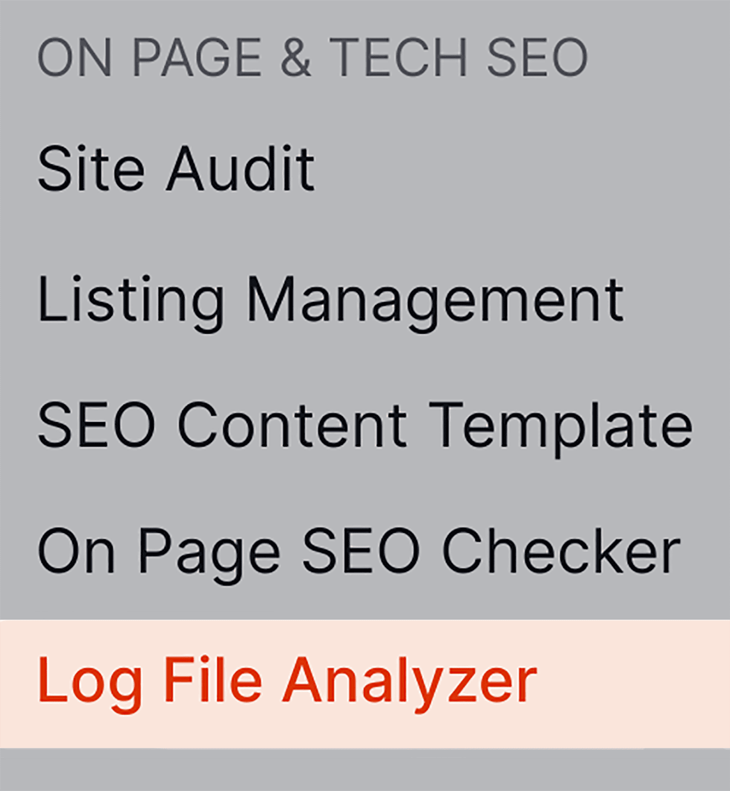 SEMrush Log File Analyzer