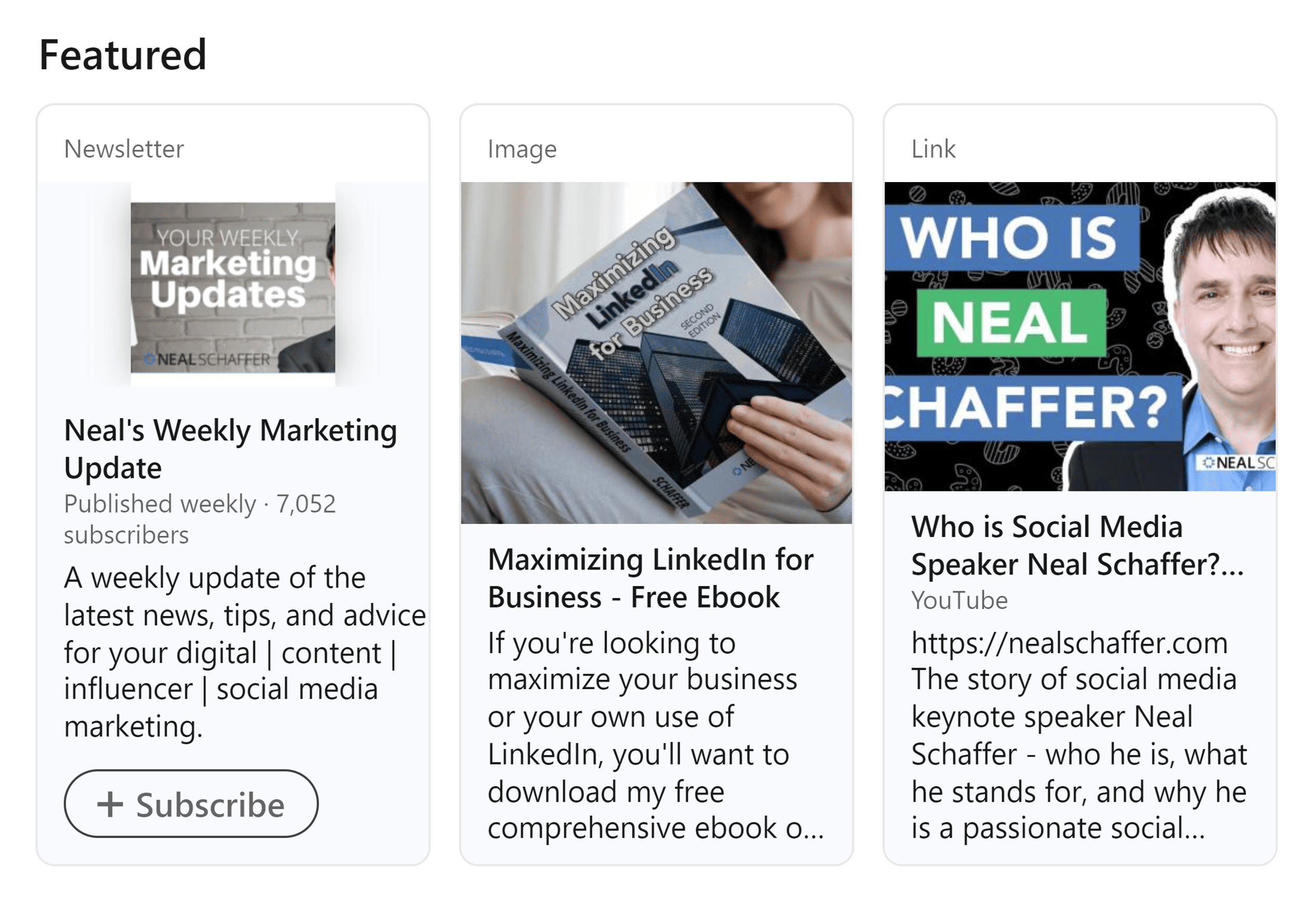 LinkedIn – Featured – Posts LinkedIn – Featured – Posts