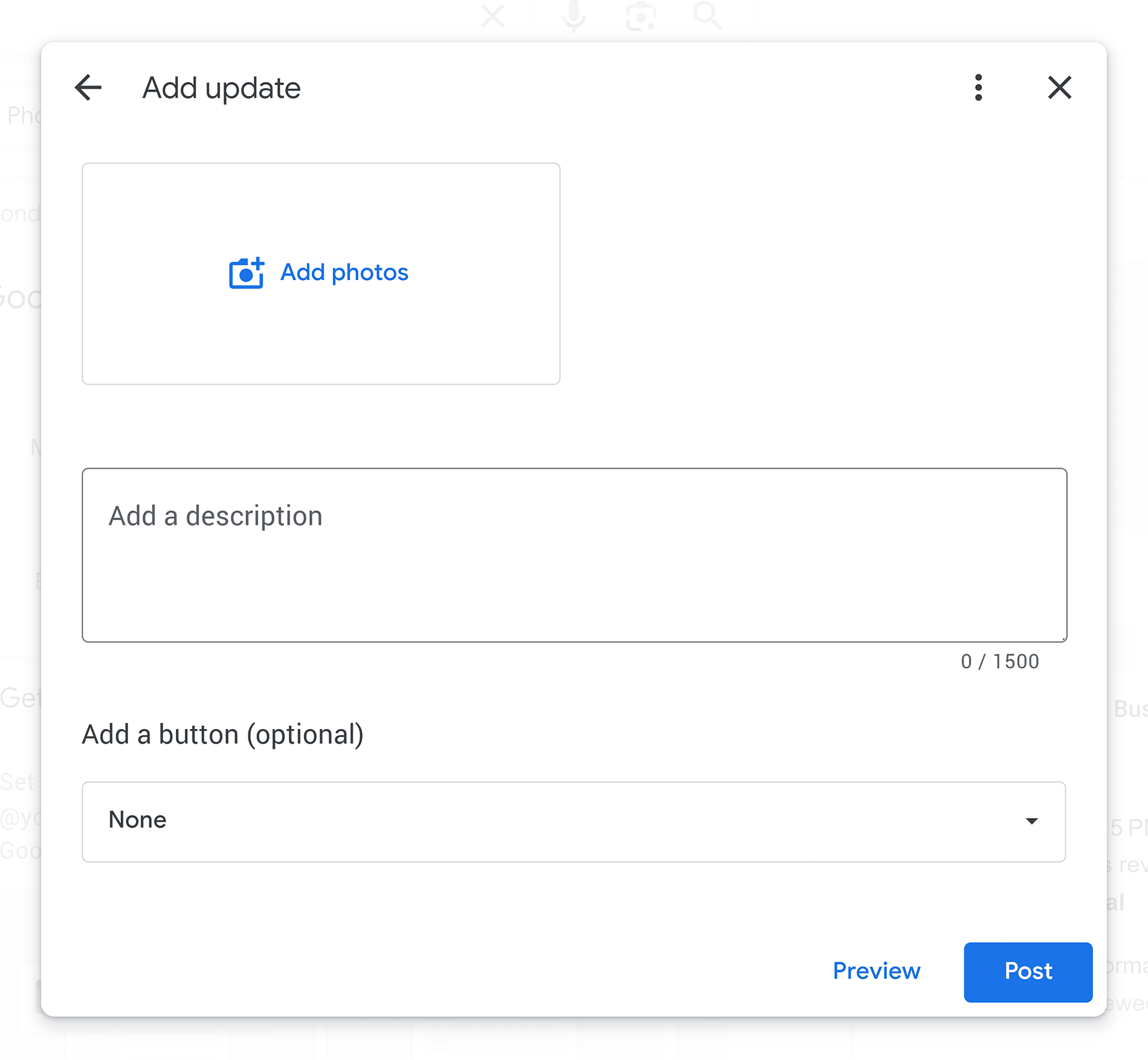 Add update details Add update details