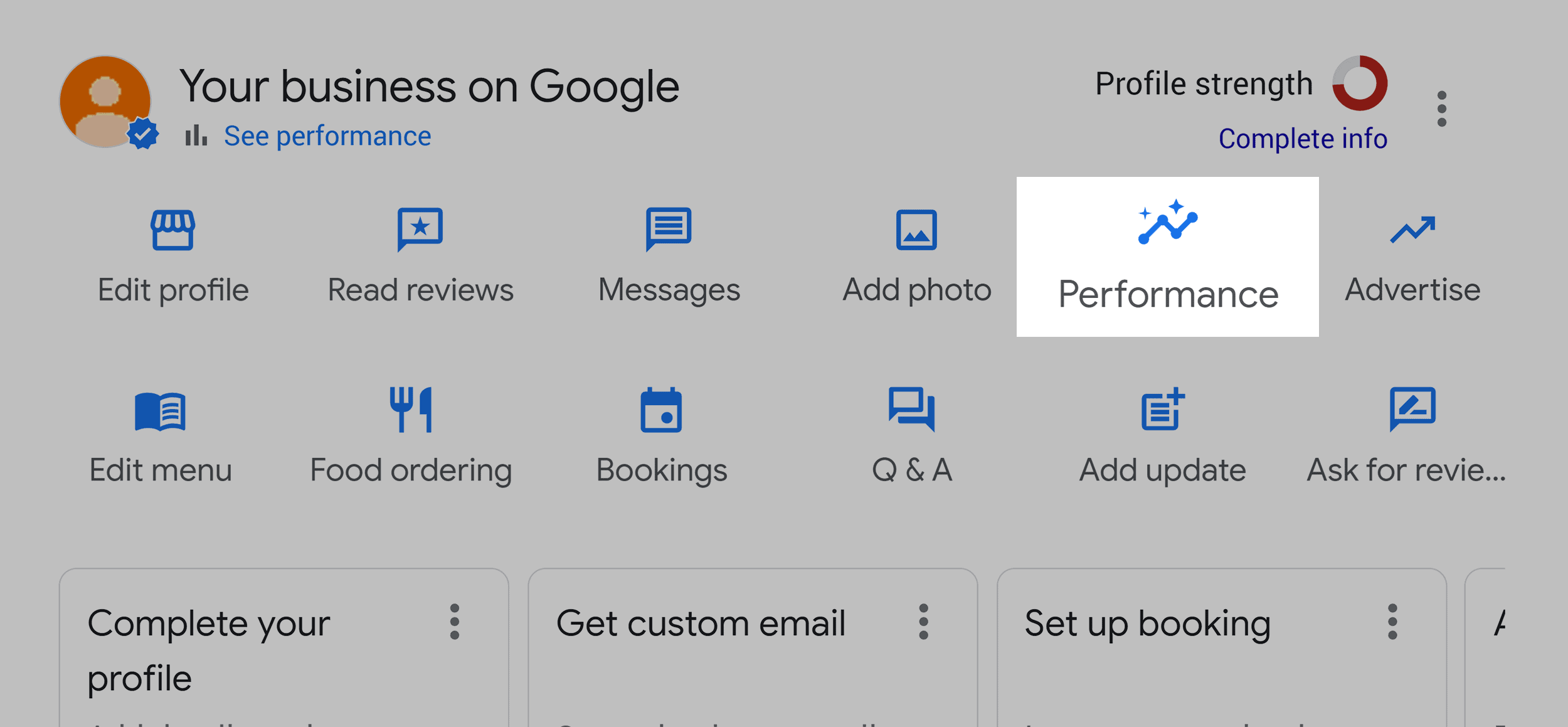 Google Business – Performance Google Business – Performance