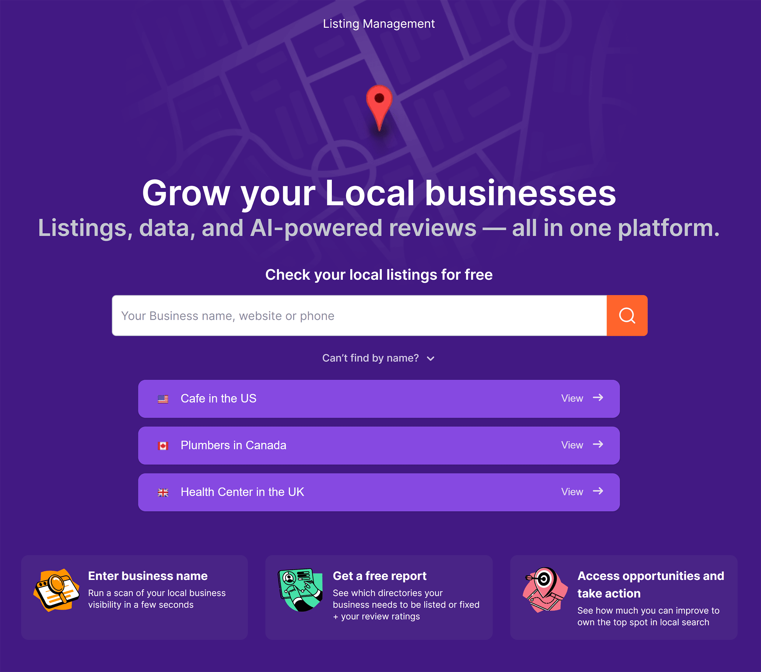Semrush – Listing Management Tool Semrush – Listing Management Tool