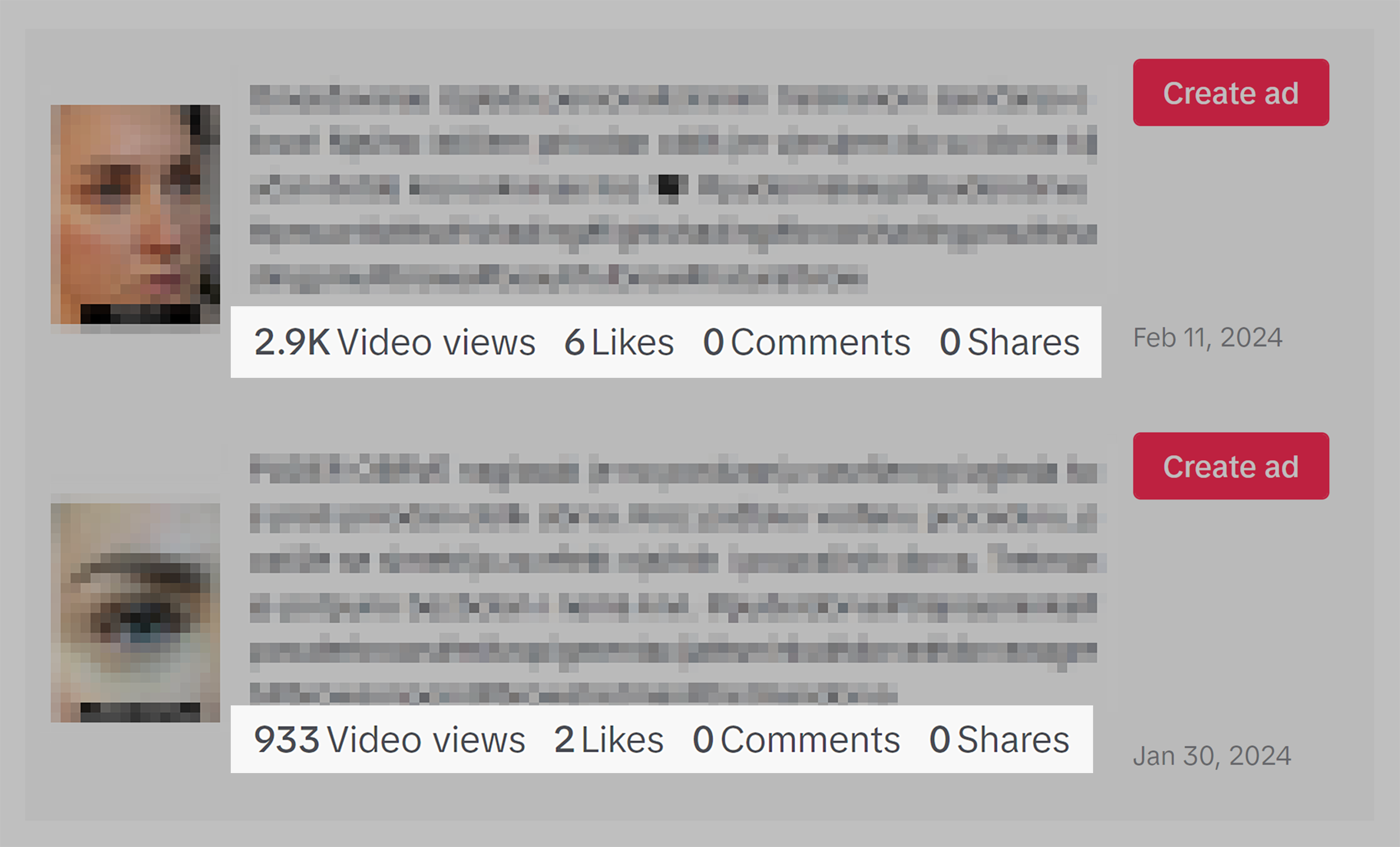 Business Suite – Video metrics Business Suite – Video metrics
