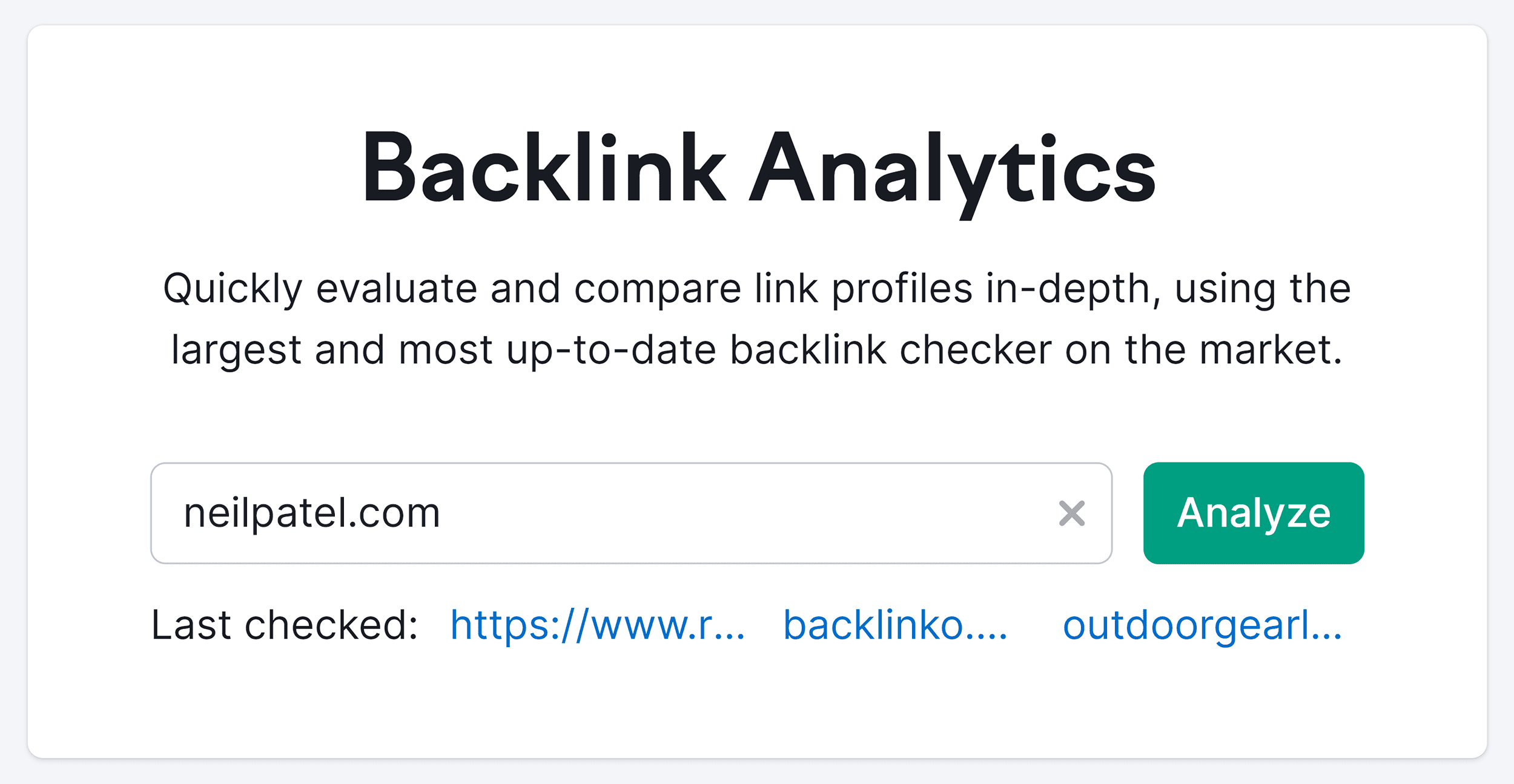 Semrush – Backlink Analytics – Neil Patel Semrush – Backlink Analytics – Neil Patel