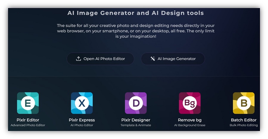 social media image sizes - ai social media image tool example