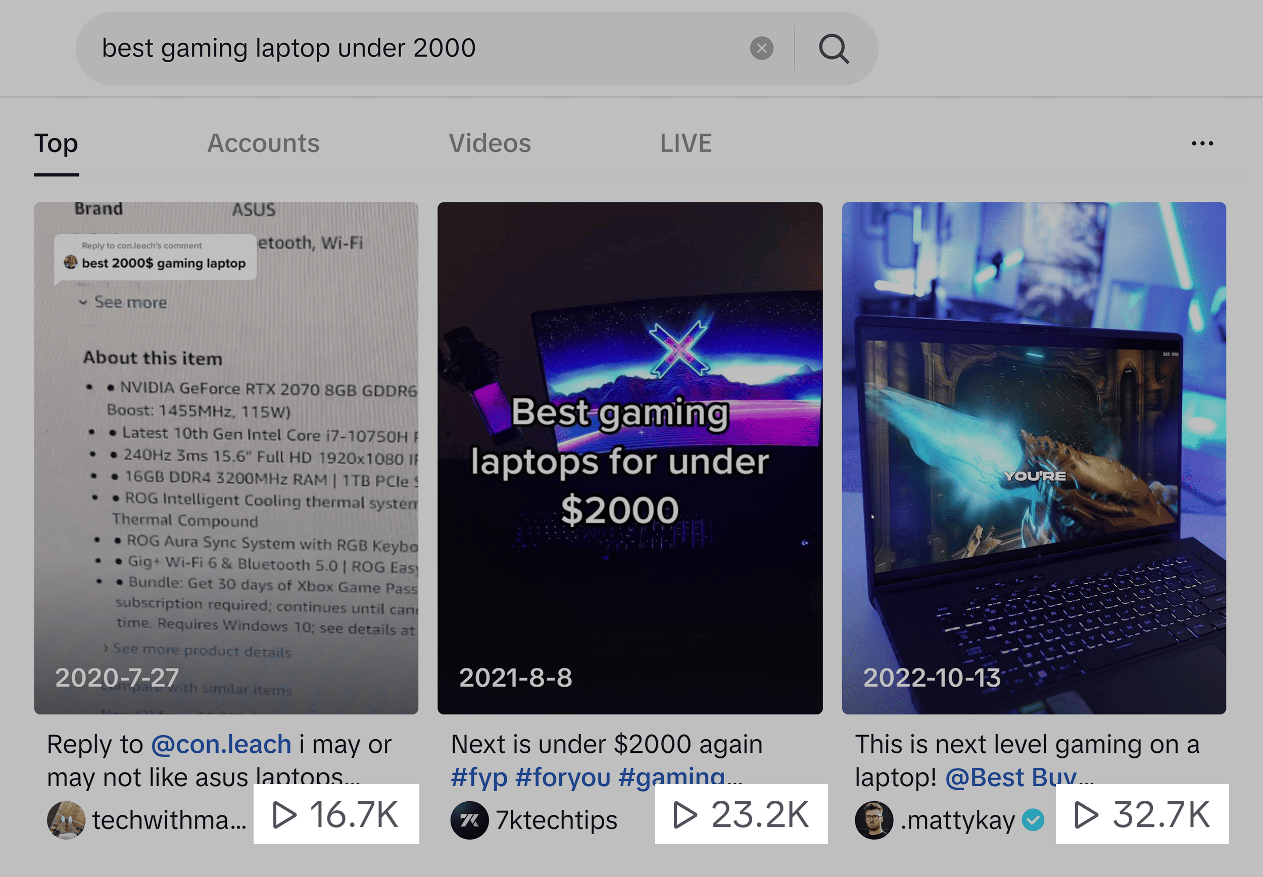TikTok – Best gaming laptop under 2000 TikTok – Best gaming laptop under 2000