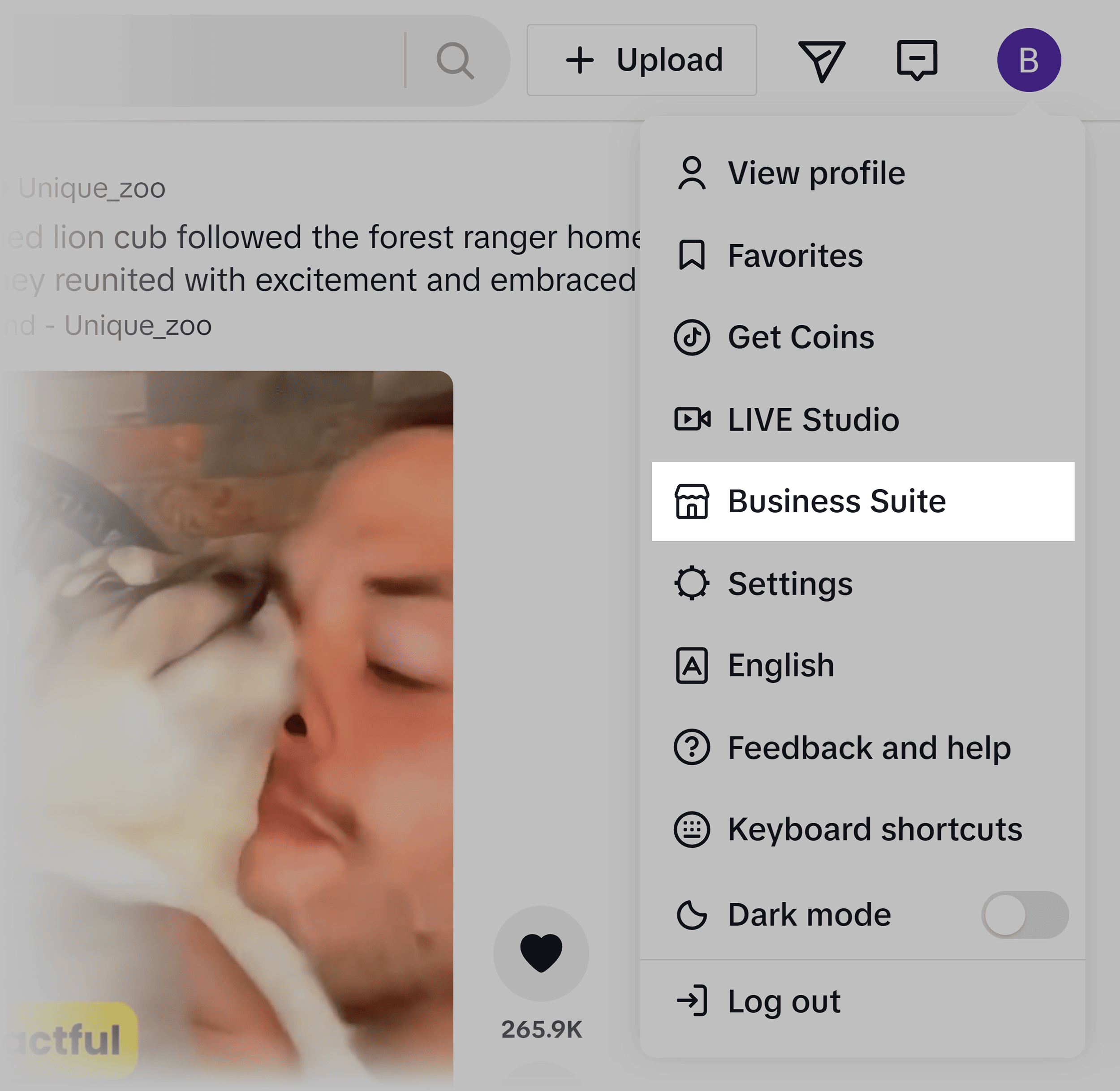 TikTok – Business Suite TikTok – Business Suite