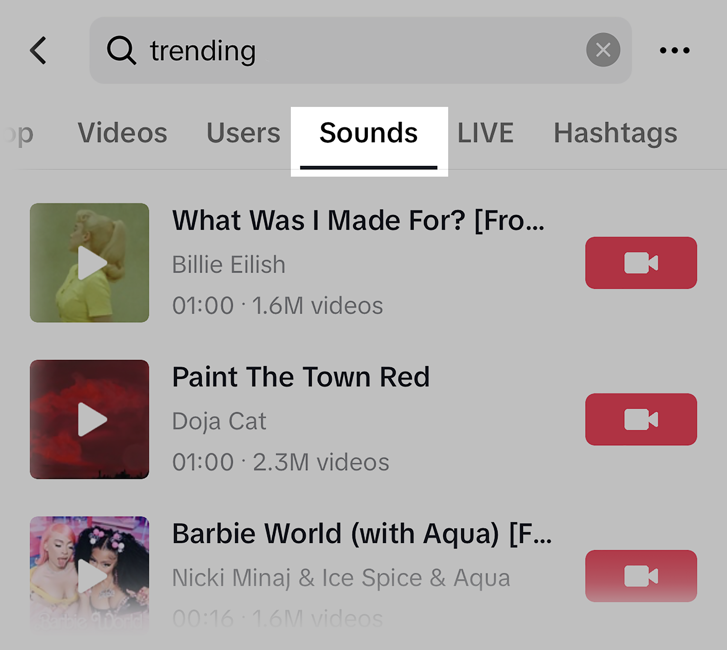 TikTok – Trending sounds TikTok – Trending sounds