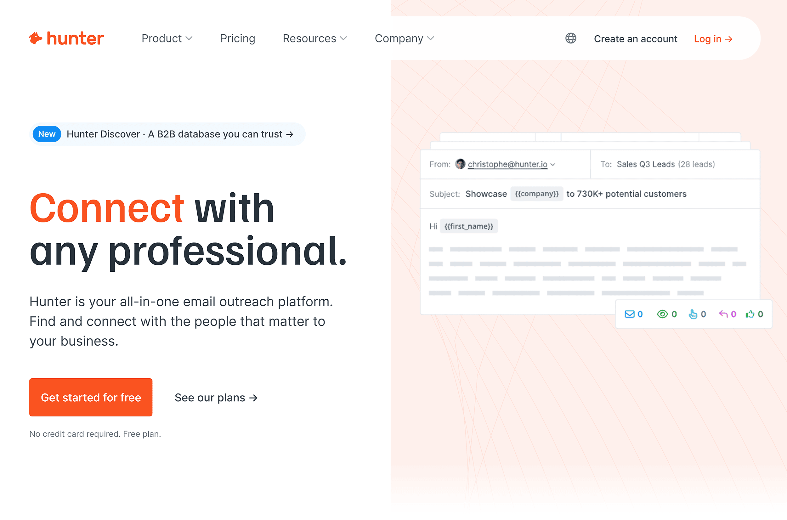 Hunter – Homepage