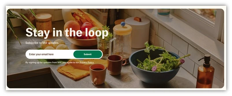 website copywriting - cta example