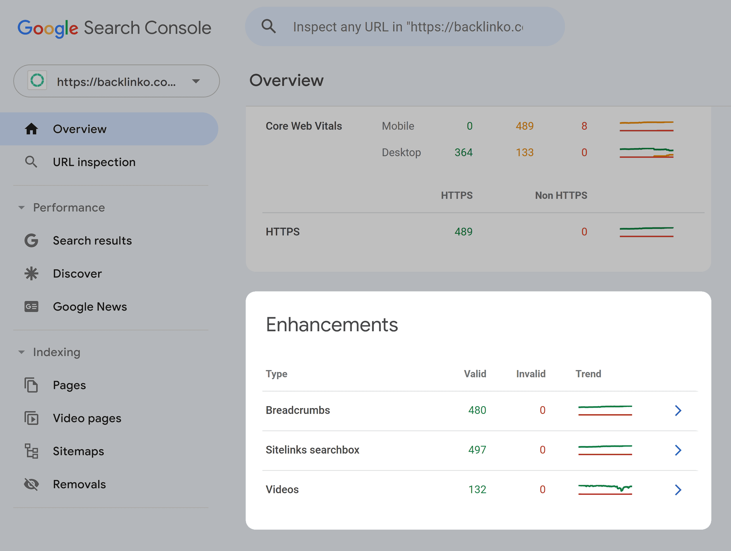 GSC – Overview – Enhancements