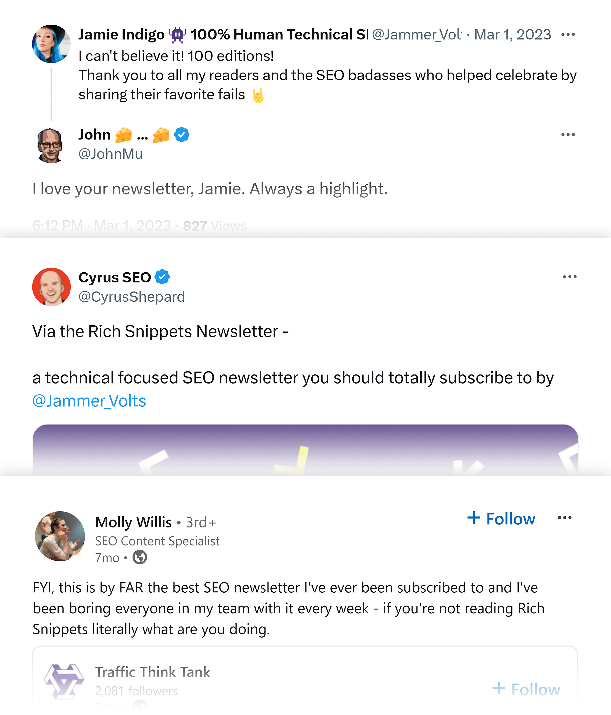 Rich Snippets – Reader's comments