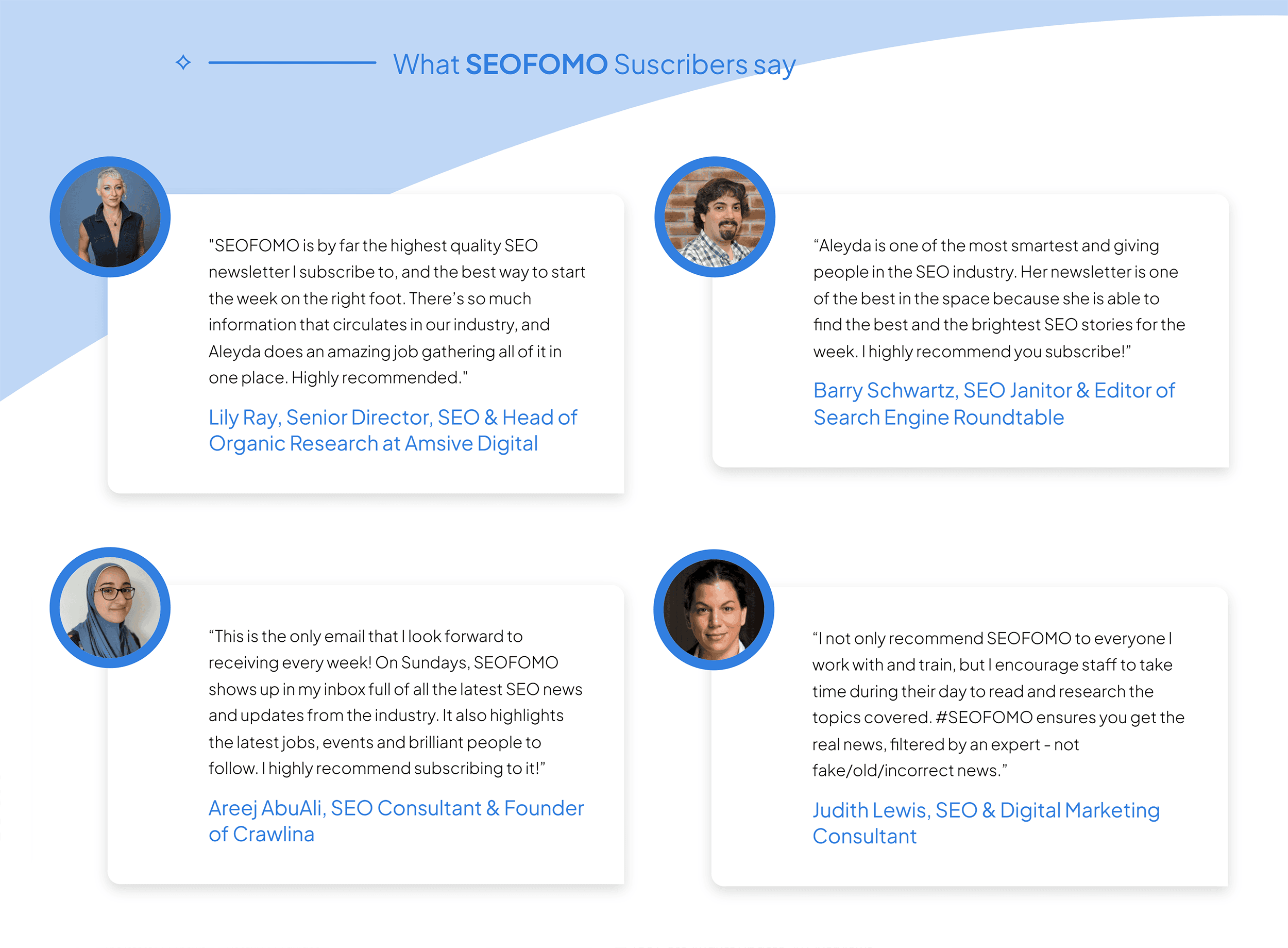 #SEOFOMO – Reader's comments