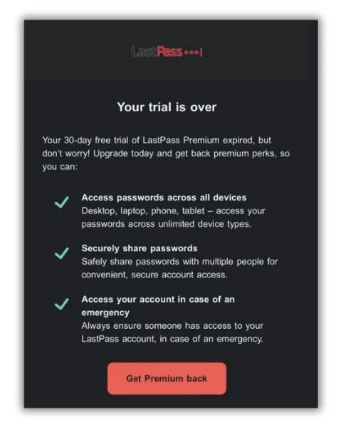 call to action ideas - add from LastPass.