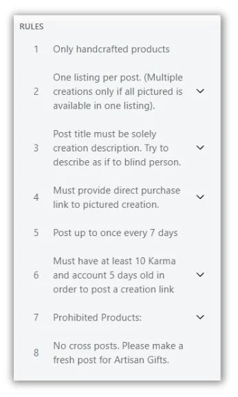 reddit marketing - Reddit group guidelines.