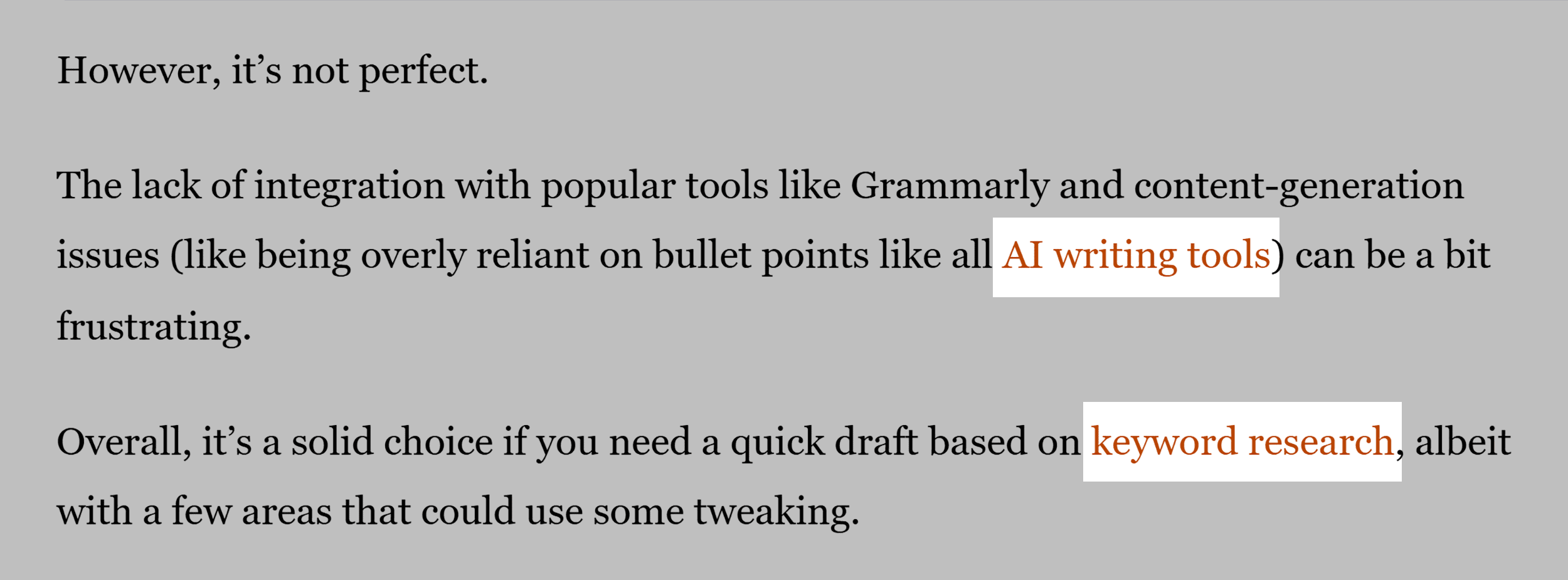 Backlinko – ChatGPT Alternatives – Linked page