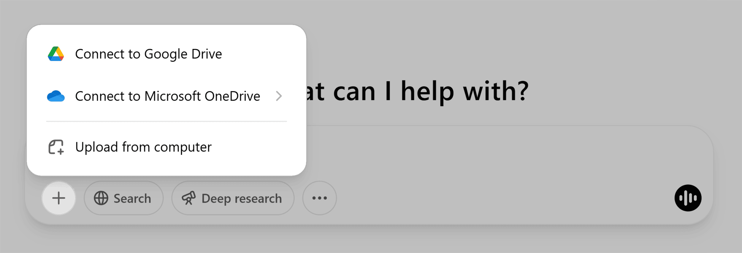ChatGPT – Attachment feature