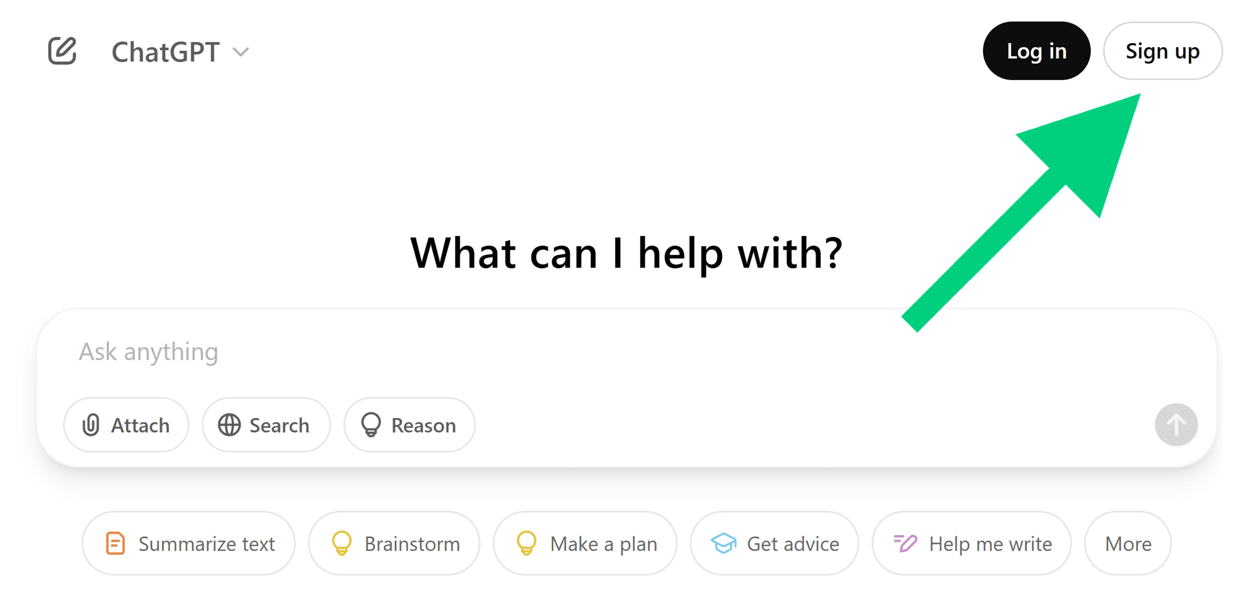 ChatGPT – Sign up