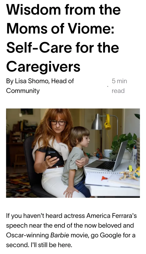 Spring content ideas - Mother's Day newsletter.