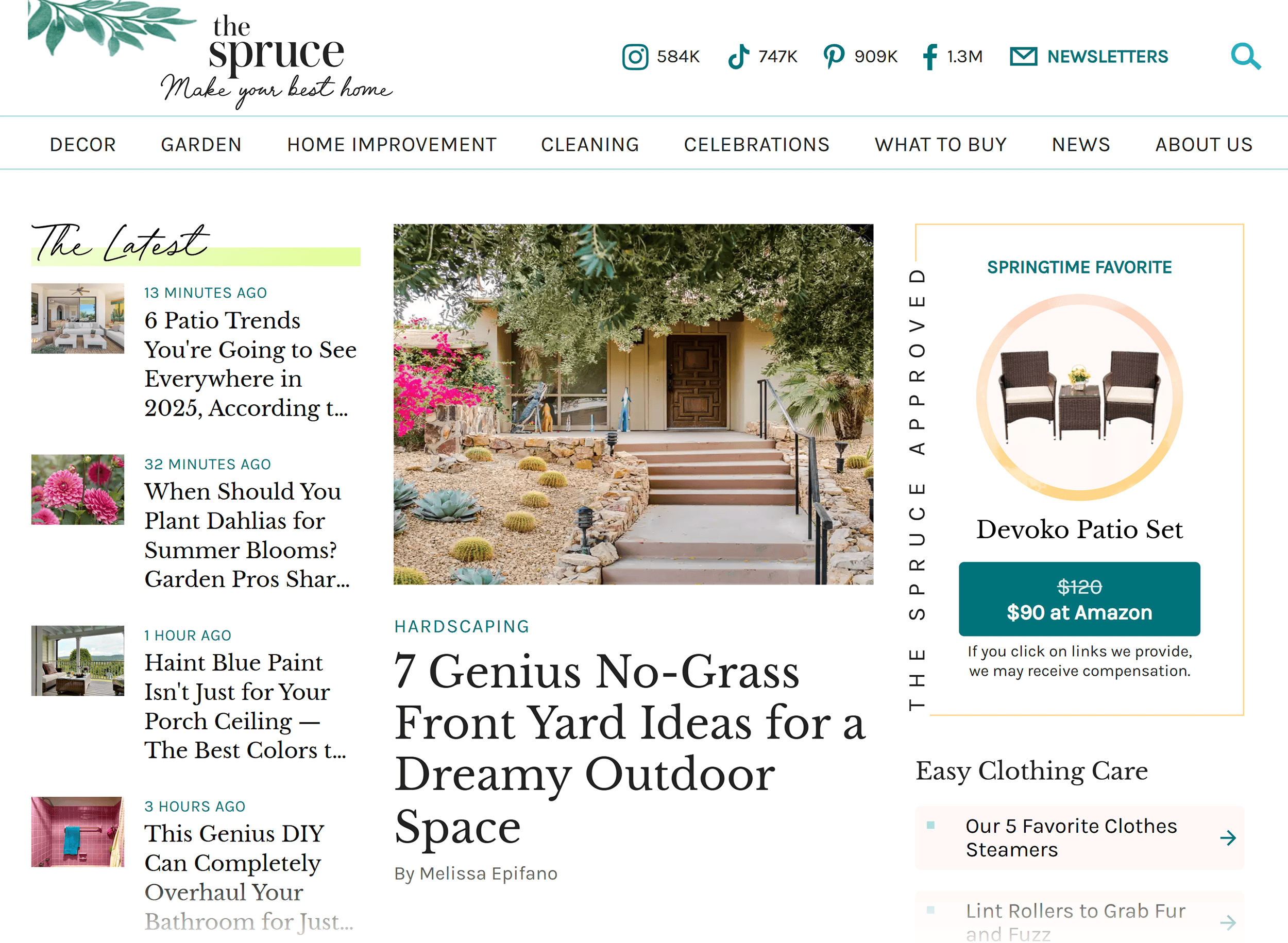 The Spruce – Homepage