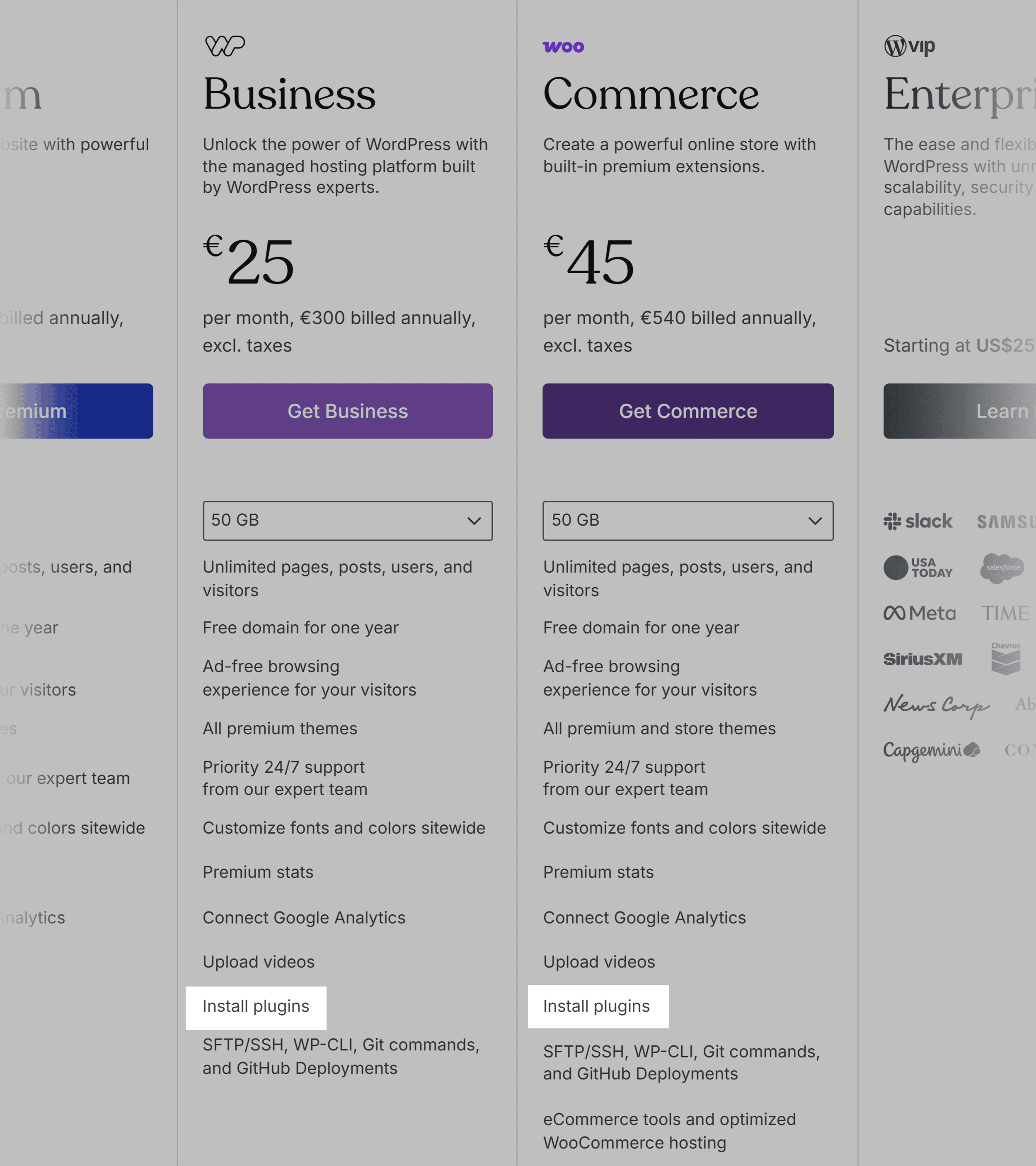 WP – Pricing