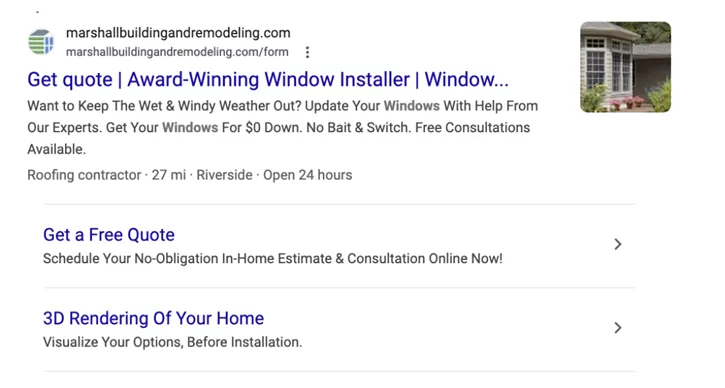 google ads copy - example of how to write a google ad