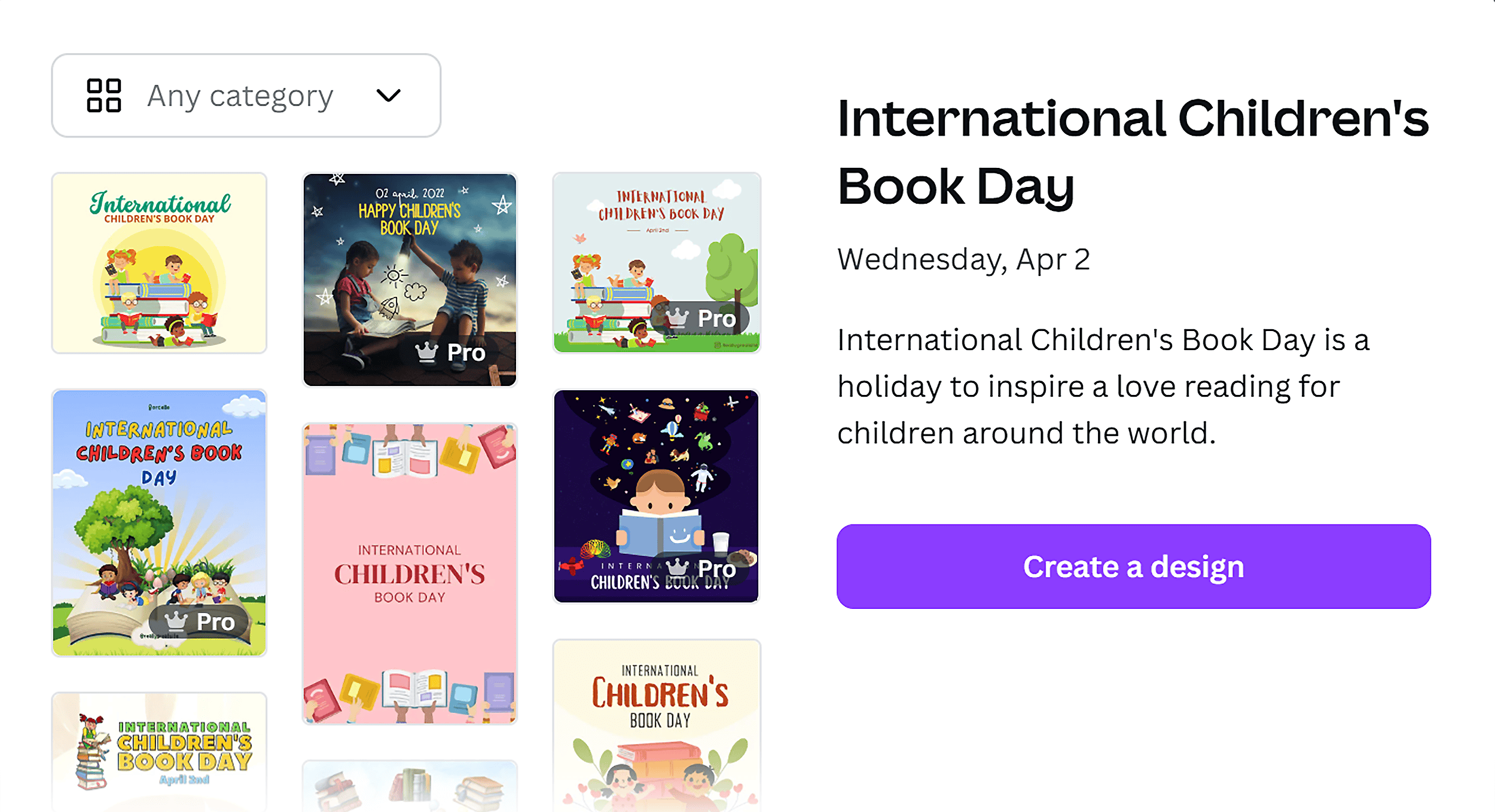 Canva – Ready made template