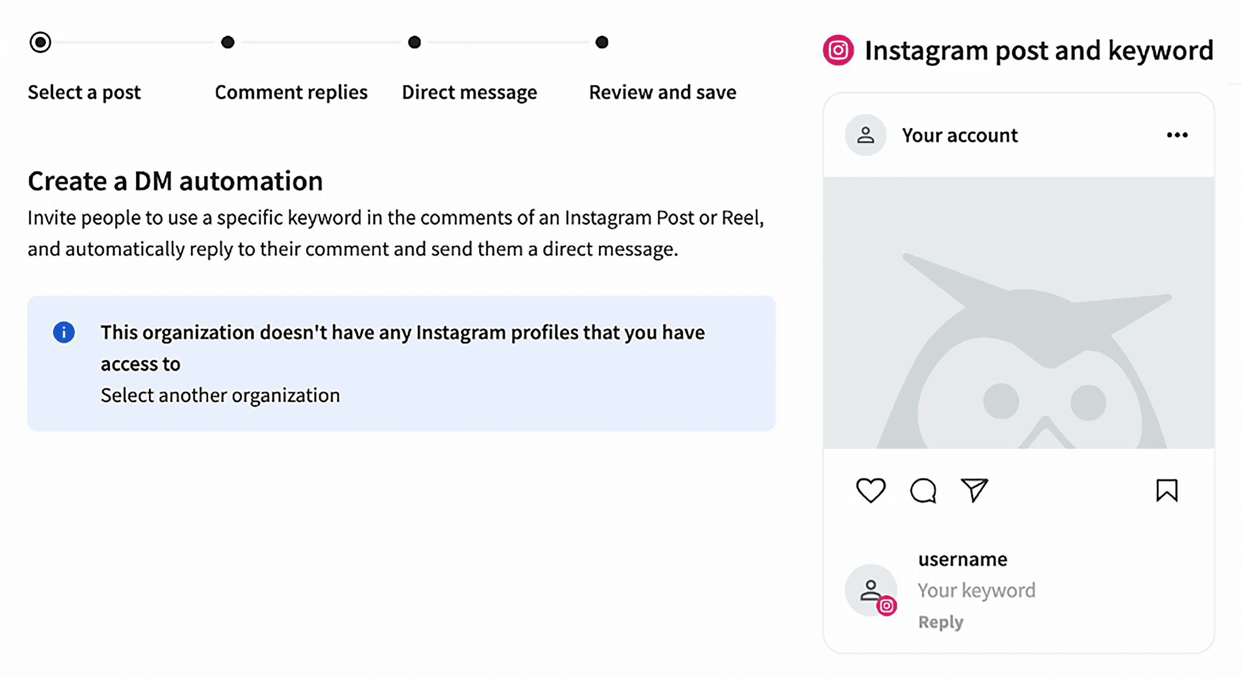 Hootsuite – DM automation