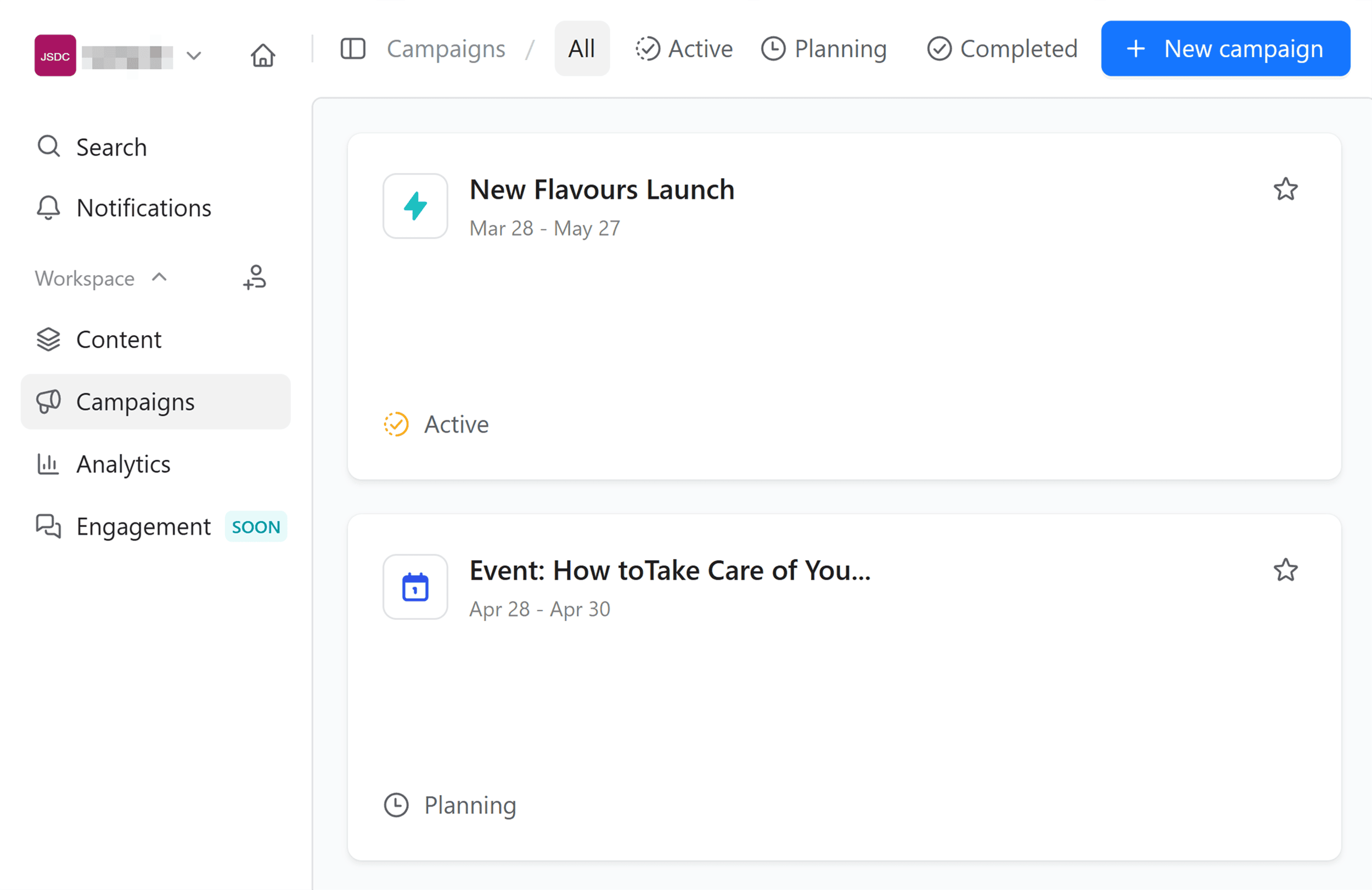 Planable – Campaigns