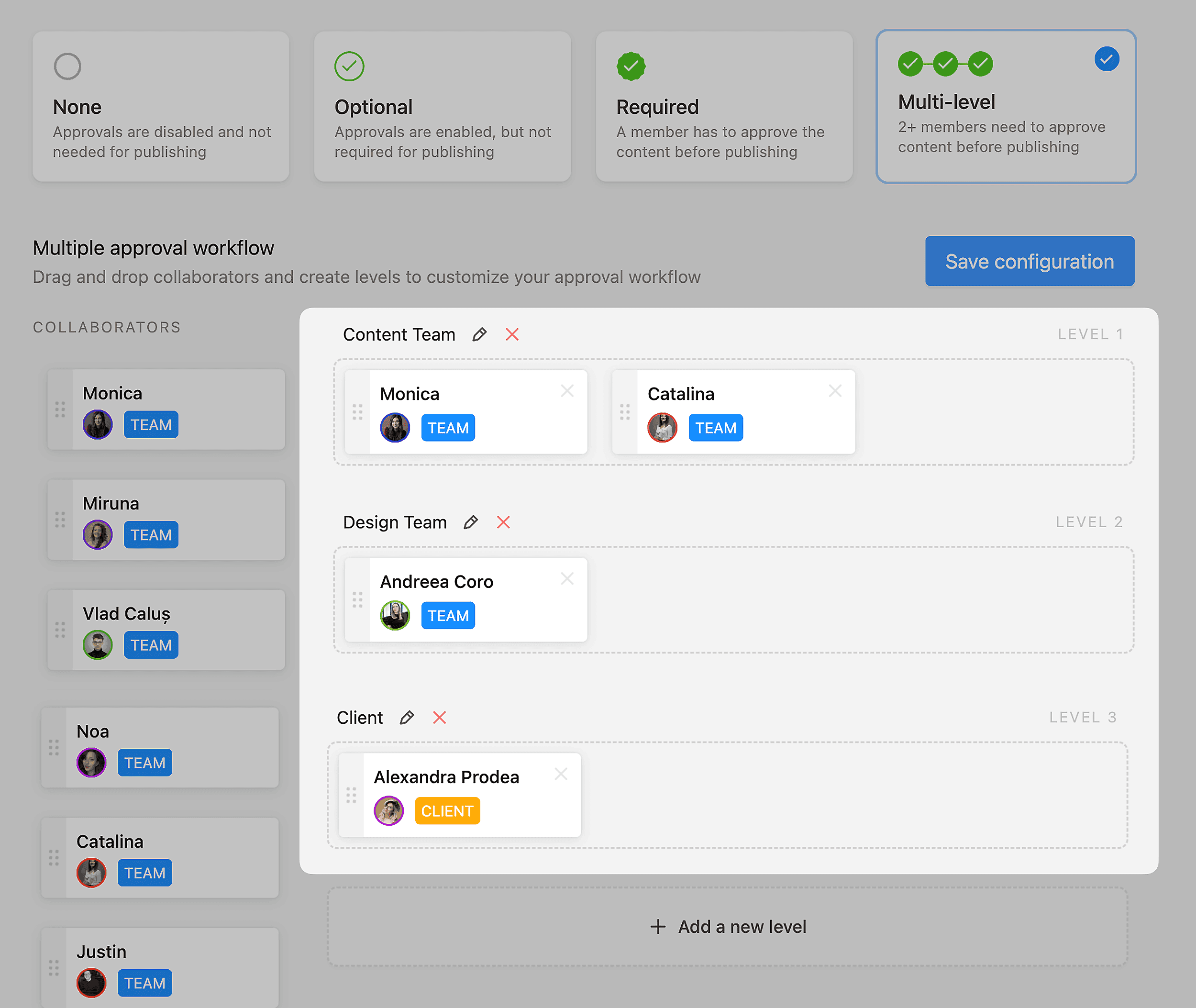 Planable – Team Roles & Approvals