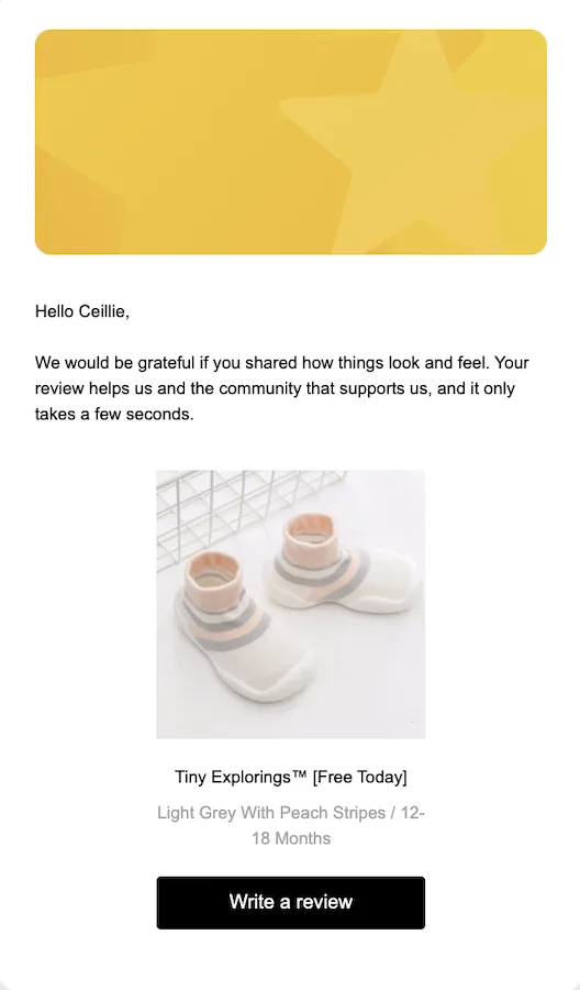 review request email example