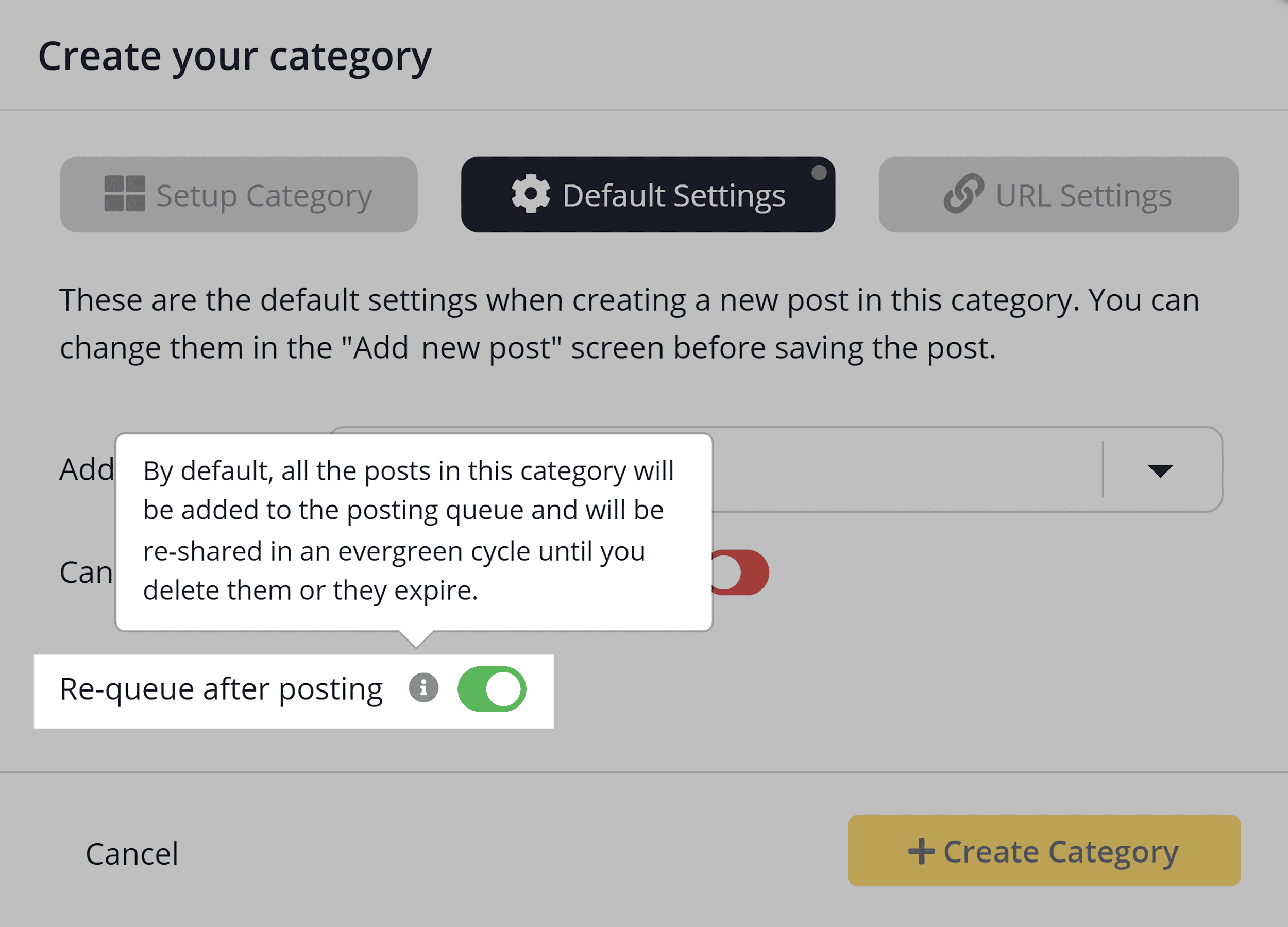 SocialBee – Re-queue after posting