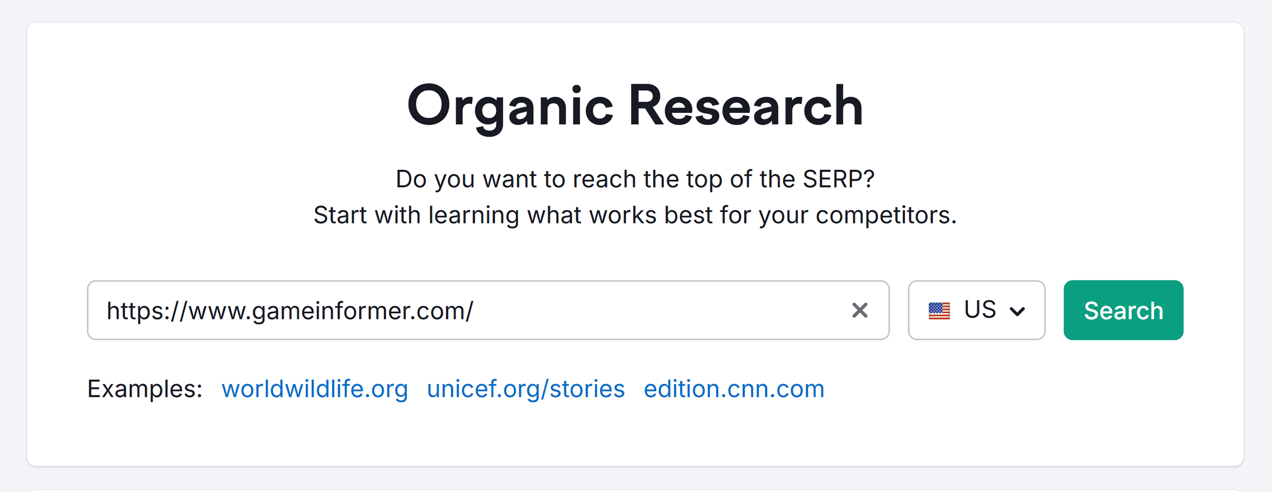 Organic Research – Game Informer – Search