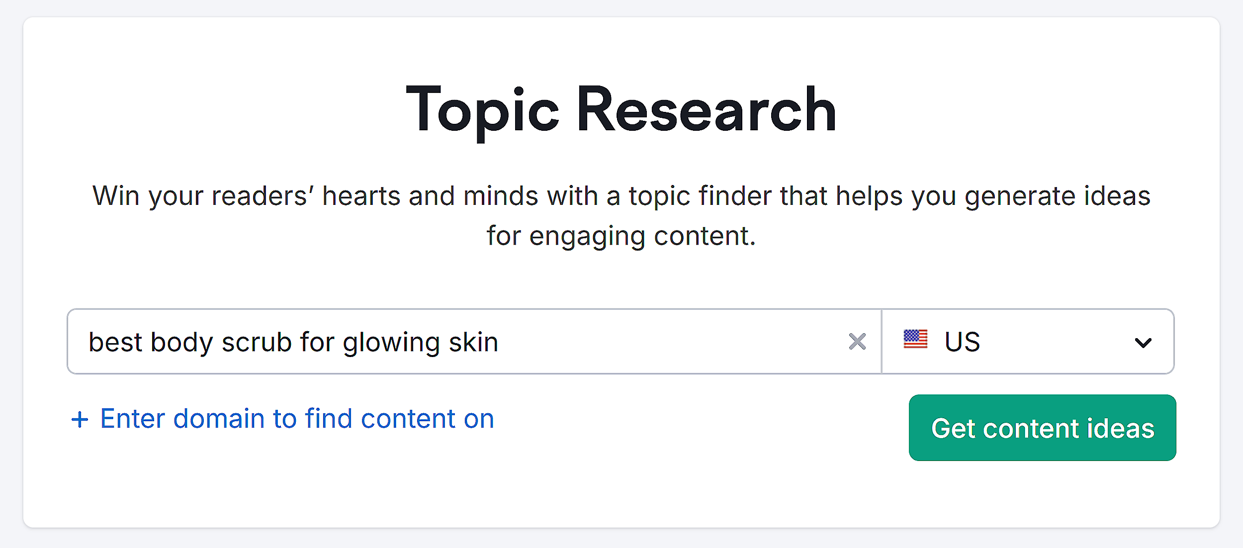 Topic Research – Best body scrub for glowing skin