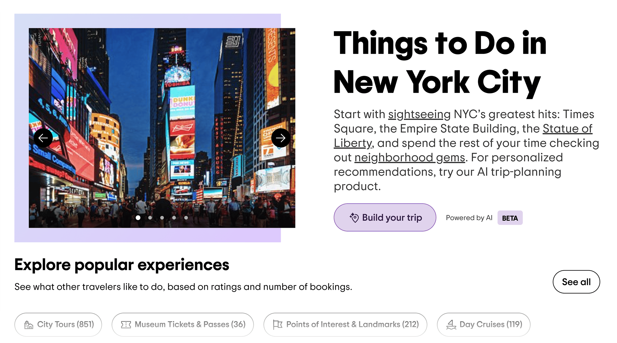 Tripadvisor – Things to Do in NYC