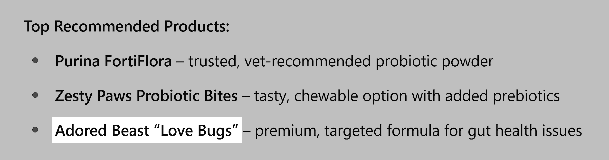 ChatGPT – Lesser known recommended product