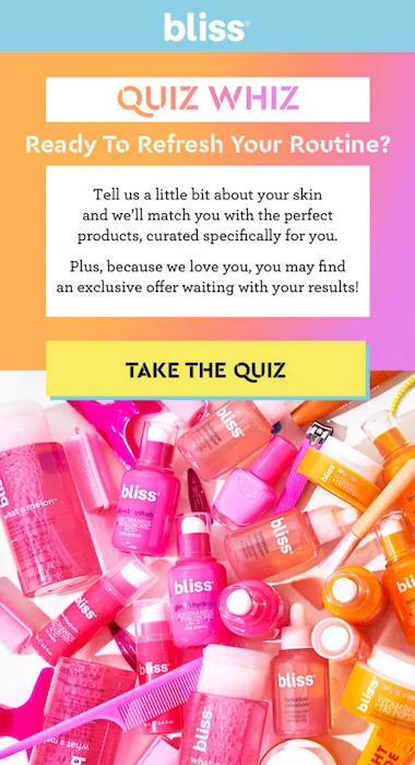 newsletter quiz example