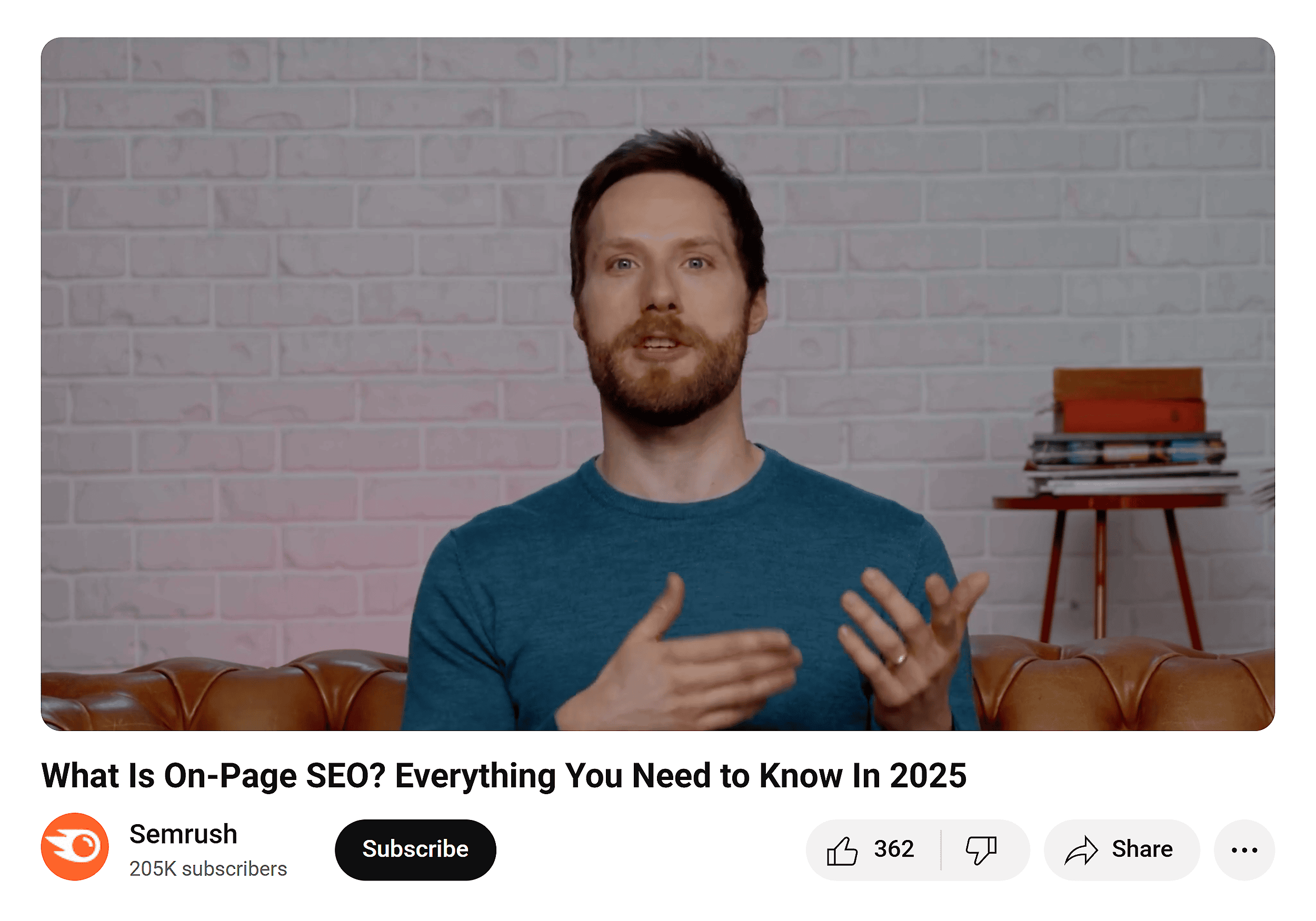 YouTube – Semrush – Solution Aware Content