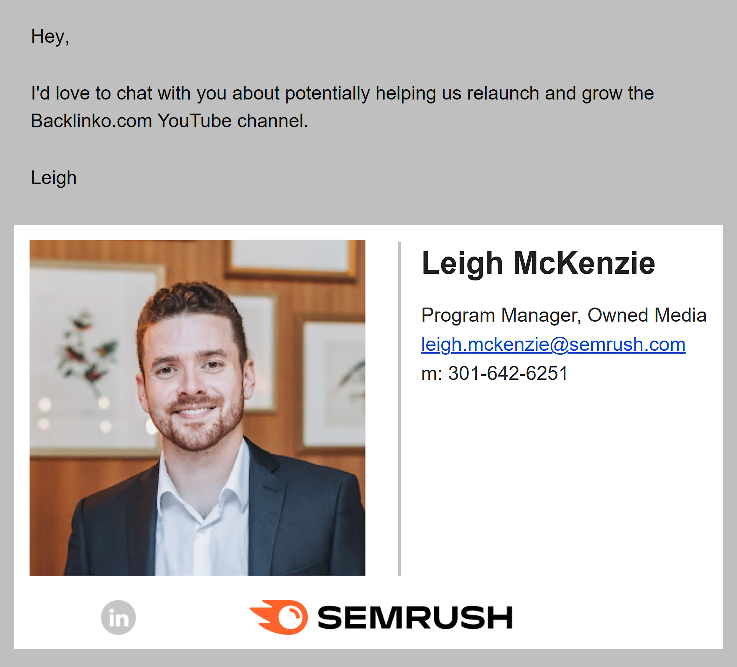 Branded Signature – Leigh