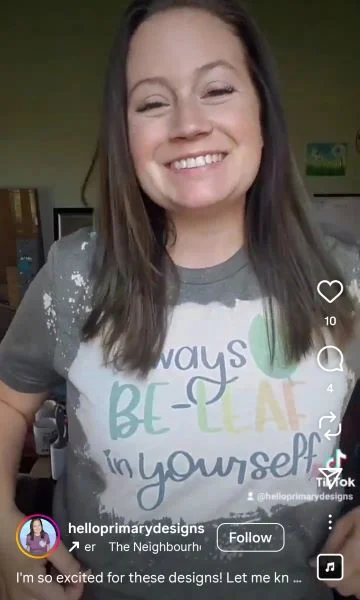 Fall puns - Instagram post with a pun on a shirt.