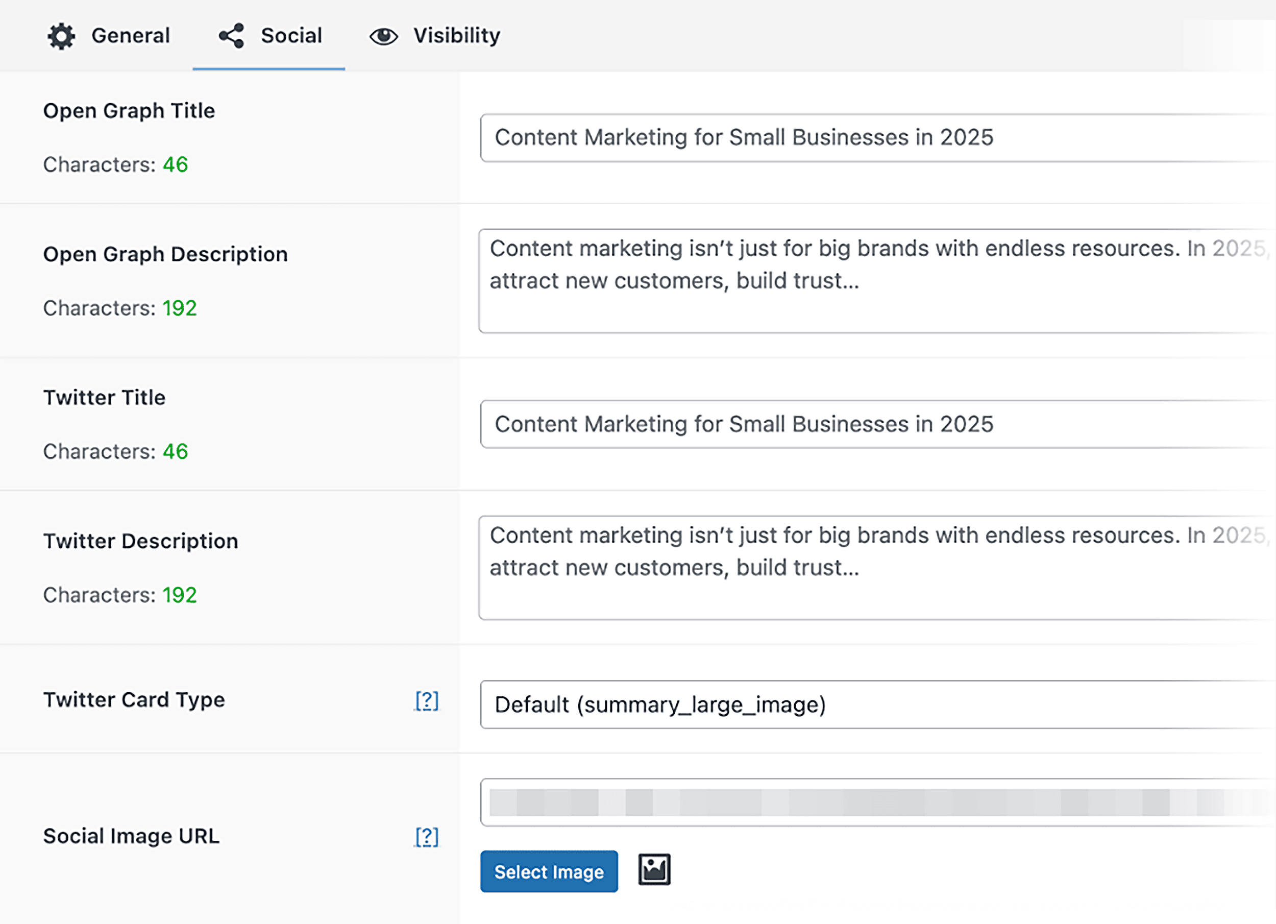 The SEO Framework – Social