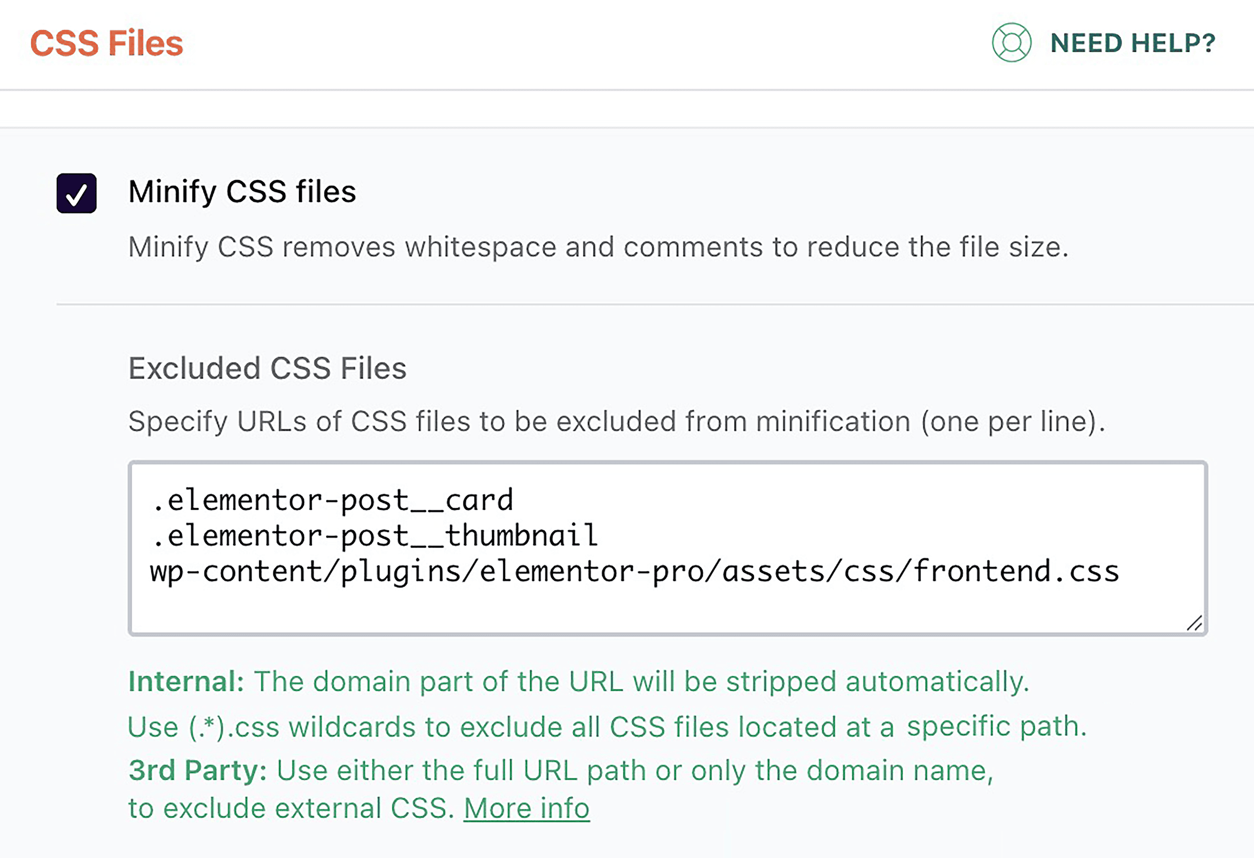 WP Rocket – Verify CSS files