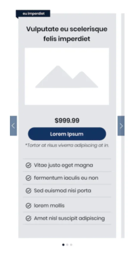 example of landing page mock up from convertica to increase conversion rate