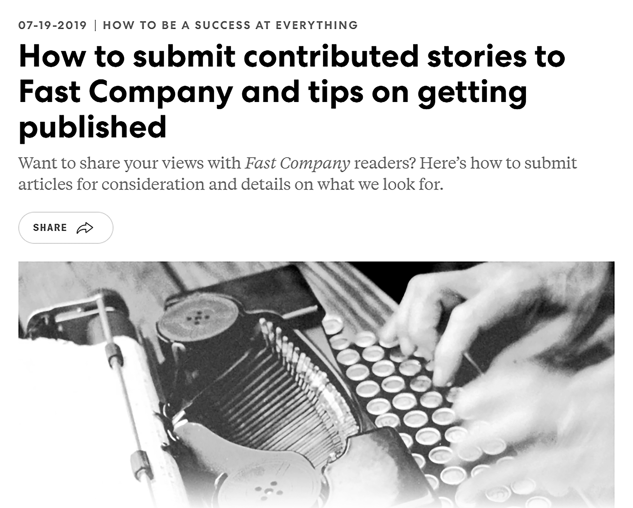 Fast Company – Guest post opportunities Fast Company – Guest post opportunities