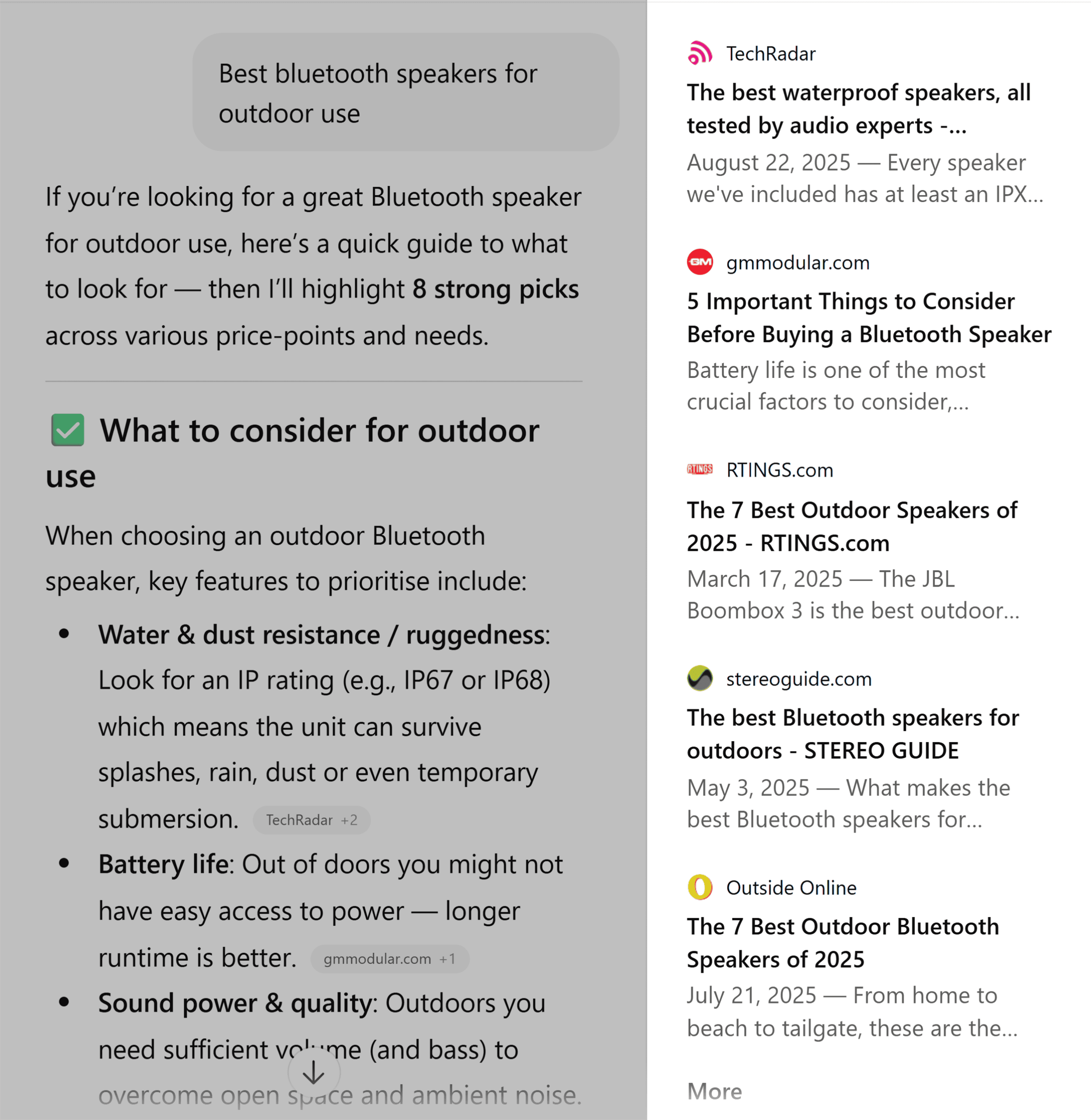 ChatGPT – Bluetooth speakers – Citations