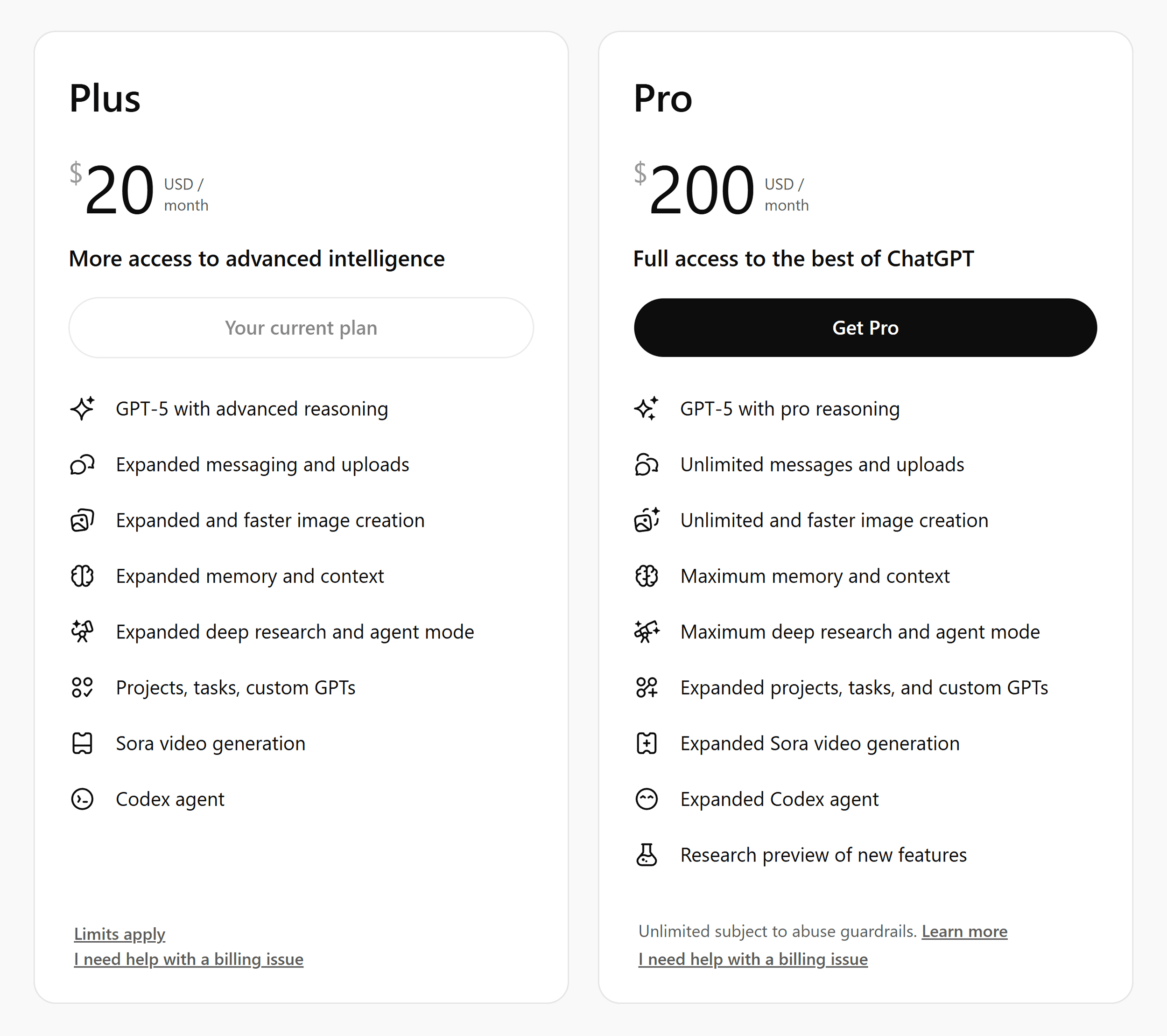ChatGPT – Pricing