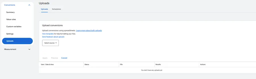 google ads conversion tracking - offline conversion upload