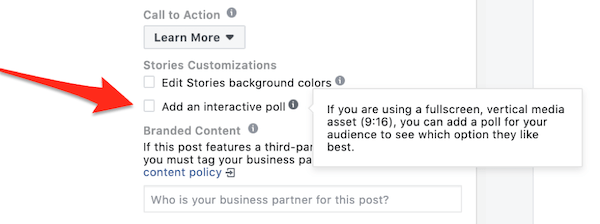 instagram ads - polls