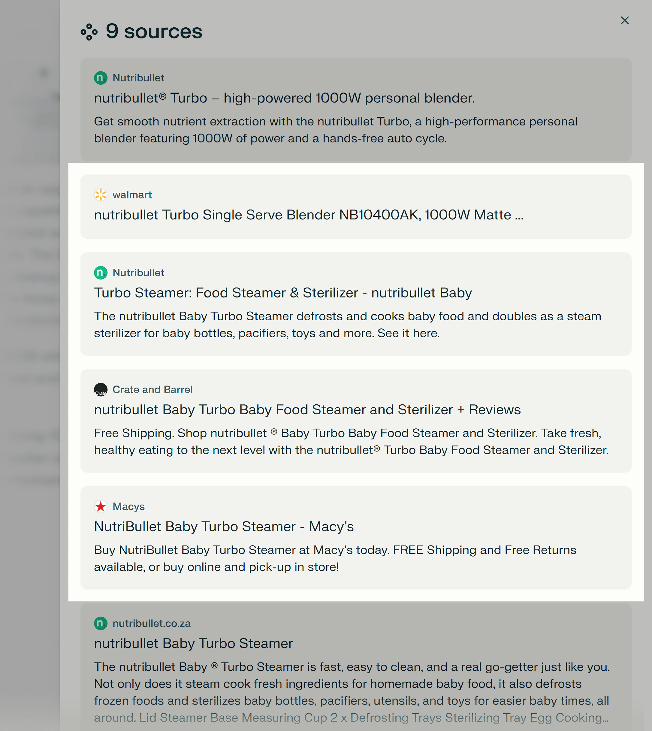 Perplexity – Cited product pages
