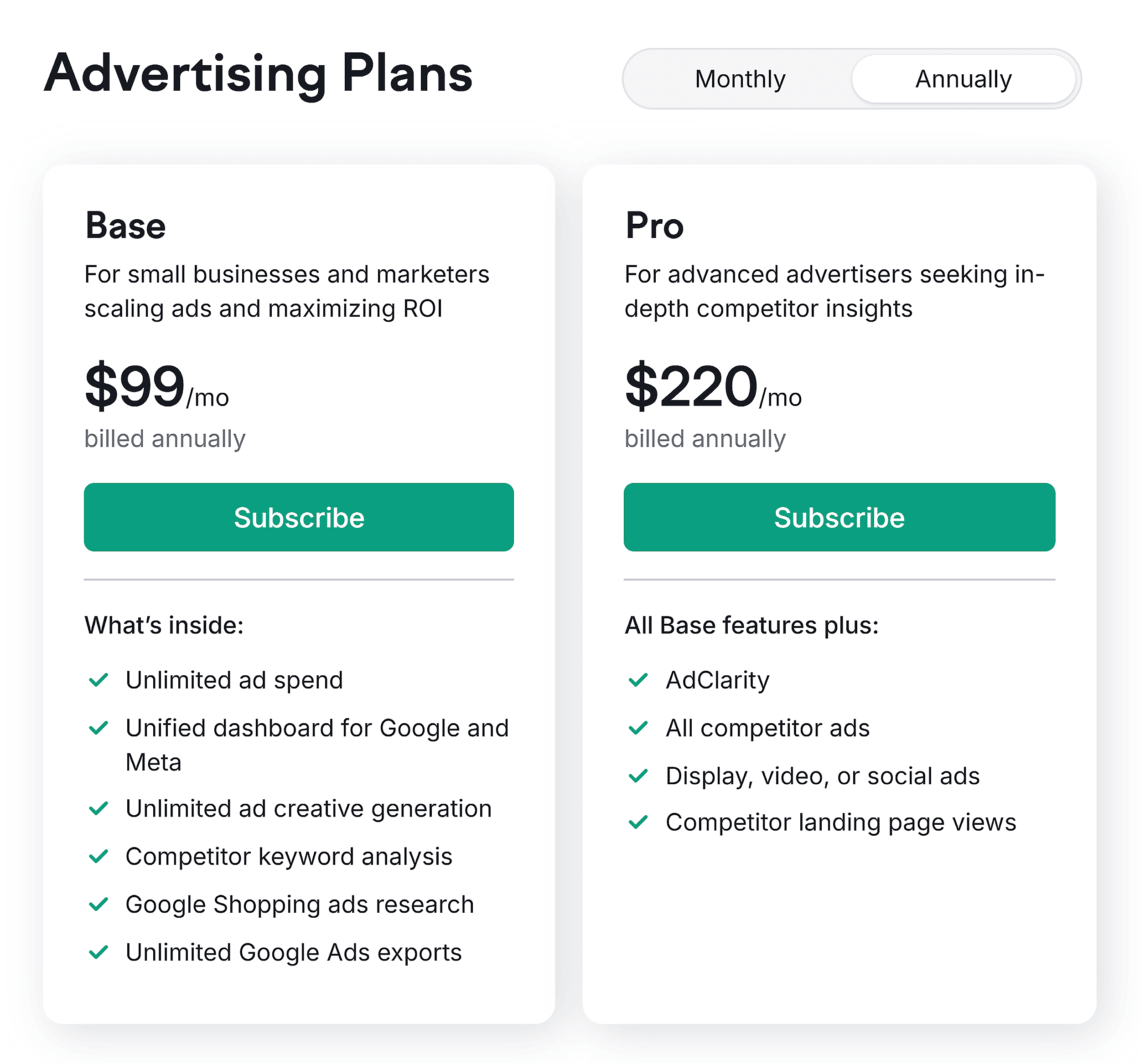 Semrush – Advertising Toolkit – Pricing Semrush – Advertising Toolkit – Pricing